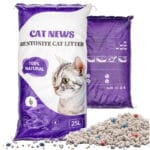 Bentonitowy żwirek dla kota 25 L zbrylający o zapachu lawendowym