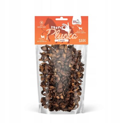 Przysmaki dla Psa Naturalne Smaczki Mini Płucka z Koniny Syta Micha 100 g