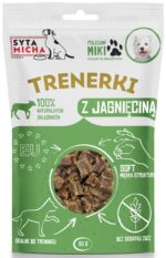 Syta Micha Przysmaki dla psa Trenerki z Jagnięciną Naturalne Smaczki 80 g