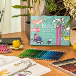 Kredki Olejne Miękkie Artystyczne Profesjonalne Zestaw w Etui 72 Kolory - obrazek 6