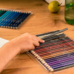 Kredki Olejne Miękkie Artystyczne Profesjonalne Zestaw w Etui 72 Kolory - obrazek 7