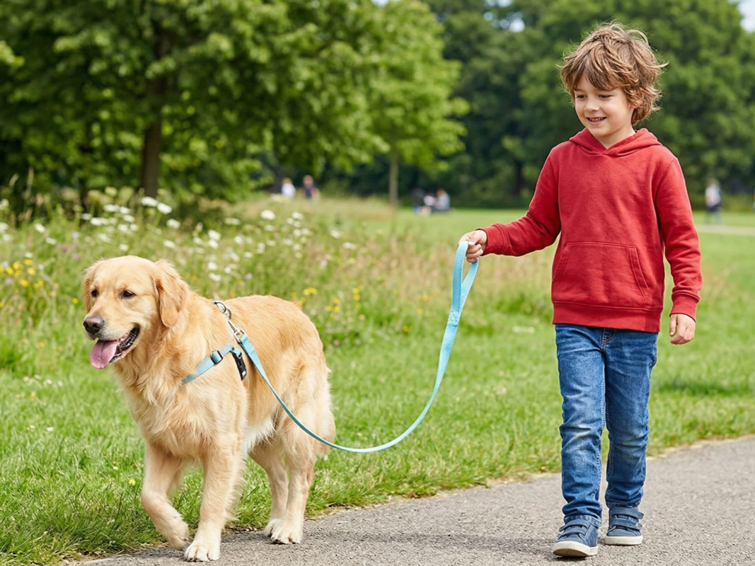 luźna smycz - jak nauczyć psa
