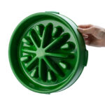 MISKA SPOWALNIAJĄCA JEDZENIA Dla Psa Duża Na Karmę z Przegrodami 28cm 1,2 L - obrazek 2