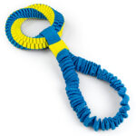 Szarpak dla psa Zabawka Mocny Duży Wytrzymały Koło z Amortyzatorem 43x15 cm - obrazek 2