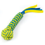 Szarpak dla psa Mocny Duży z Uchwytem Wytrzymały Gryzak Zabawka z Kulą 40cm - obrazek 2