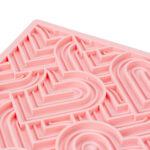 Mata do lizania dla Psa Kota Spowalniająca Antystresowa 20x20cm Różowa Lick - obrazek 5