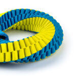 Zabawka dla psa Szarpak Mocny Duży Wytrzymały Gryzak Koła z Pasem 50x15 cm - obrazek 4