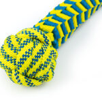 Szarpak dla psa Mocny Duży z Uchwytem Wytrzymały Gryzak Zabawka z Kulą 40cm - obrazek 3