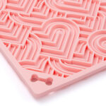 Mata do lizania dla Psa Kota Spowalniająca Antystresowa 20x20cm Różowa Lick - obrazek 6