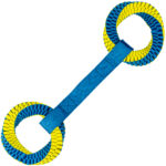 Zabawka dla psa Szarpak Mocny Duży Wytrzymały Gryzak Koła z Pasem 50x15 cm - obrazek 5