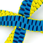 Zabawka dla psa Szarpak Mocny Duży Wytrzymały Gryzak z Taśmy Ósemka 25x11cm - obrazek 2